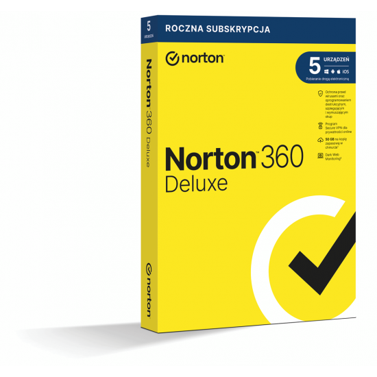 Norton 360 Deluxe 5D/12M ESD (NIE WYMAGA KARTY)