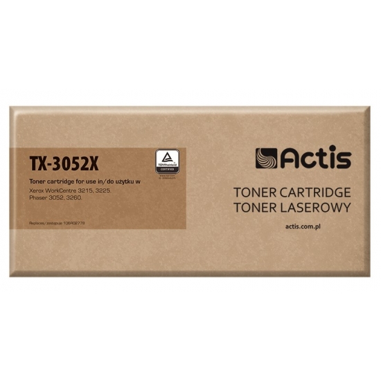 Toner ACTIS TX-3052X (zamiennik Xerox 106R02778; Standard; 3000 stron; czarny)