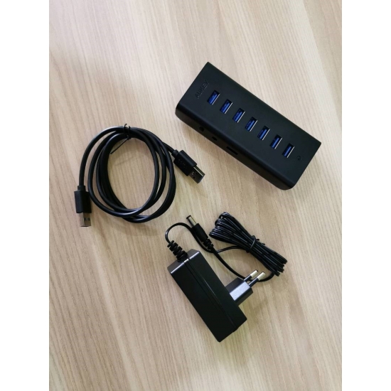 AUKEY CB-H3 HUB USB 7W1 AKTYWNY 7XUSB 3.0 5GBPS