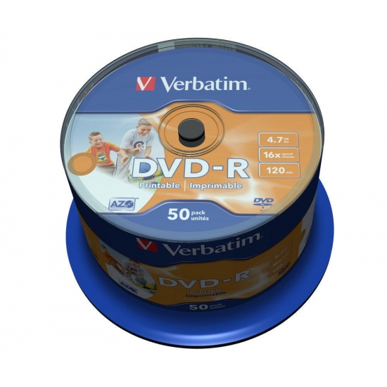 Płyta DVD Verbatim 43533 (4,7GB; 16x; 50szt.; Cake)