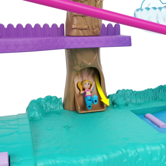 Polly Pocket Przygody zwierzątek Domek na drzewie HHJ06 MATTEL