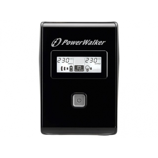 POWER WALKER UPS LINE-IN VI 650 LCD 650VA 2X SCHUKO, RJ11, USB, LCD