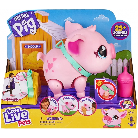 Little Live Pets 26366 Świnka chodzi, tańczy, wydaje 25 dźwięków