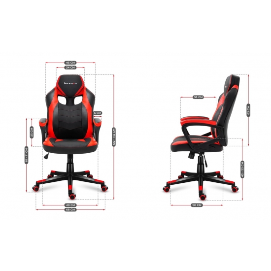 Fotel gamingowy HZ-Force 2.5 Red