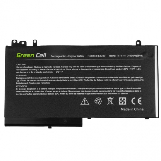 GREEN CELL BATERIA DE117 RYXXH DO DELL LATITUDE 12 5250 E5250 14 E5450 15 E5550 11 3150 3160 2900MAH 10.8V/11.1V