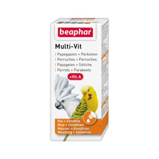 Beaphar Multi-Vit preparat witaminowy dla papugi 20ml