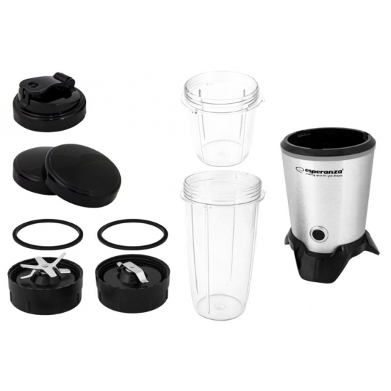 Blender sportowy Esperanza MASTER EKM028 (1000W; kolor czarno-srebrny)