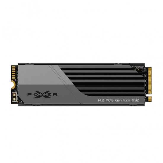 Dysk SSD Silicon Power XS70 4TB M.2 PCIe NVMe Gen4x4 TLC 7300/6800 MB/s heatsink