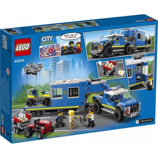 LEGO City 60315 Mobilne centrum dowodzenia policji