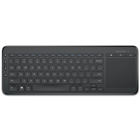 Klawiatura Microsoft All-in-One Media Keyboard N9Z-00022 (USB; kolor czarny)