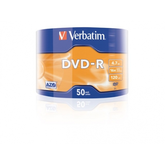 Płyta DVD Verbatim 43788 (4,7GB; 16x; 50szt.; Spindle)