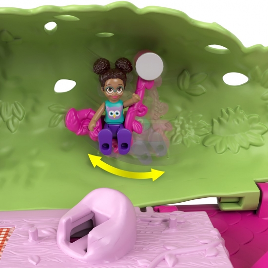 Polly Pocket Przygody zwierzątek Domek na drzewie HHJ06 MATTEL