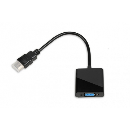 Adapter IBOX IAHV01 (HDMI M - D-Sub (VGA) F; 1m; kolor czarny)