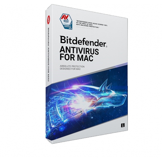 BITDEFENDER Antivirus for Mac (1 stan.; 36 miesięcy; Wersja cyfrowa; Domowa, Komercyjna)