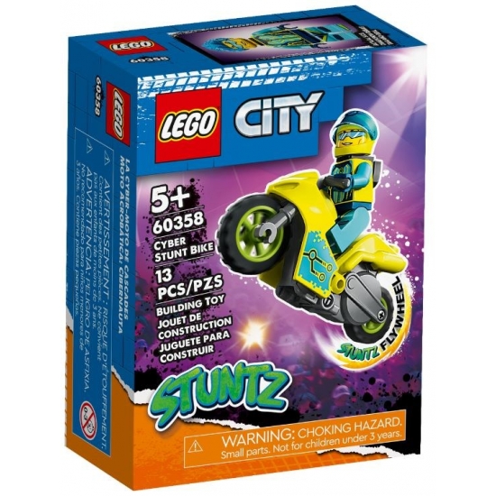 LEGO City 60358 Cybermotocykl kaskaderski