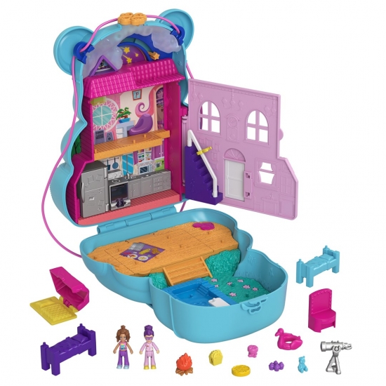 Polly Pocket Kompaktowa torebka Miś HGC39(GKJ63)