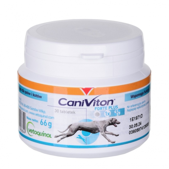 Vetoquinol Caniviton Forte Plus tabletki 30Tab