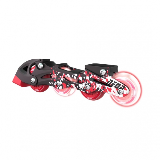 Yvolution Rolko-Wrotki Cyber Neon Combo r.30-33 czarno-czerwony