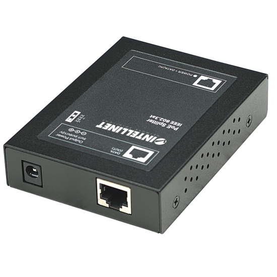 INTELLINET ROZDZIELACZ SPLITTER POE+ IEEE 802.3AT/AF NA 5/7,5/9/12V DC 560443