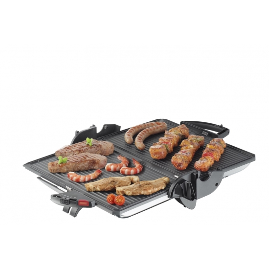 Grill elektryczny Steba PG 4.3 (składany; 2000W; kolor czarno-srebrny)