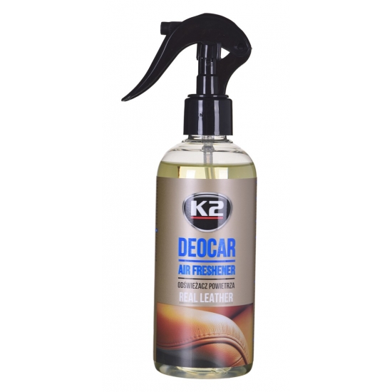 K2 DEOCAR REAL LEATHER 250ML - odświeżacz powietrza