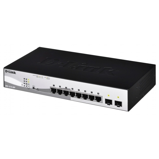 D-link- 8-port 10/100/1000 Gigabit PoE Smart Switch