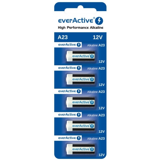 EVERACTIVE BATERIE ALKALICZNE A23 12V, BLISTER 5 SZT. 23A5BL