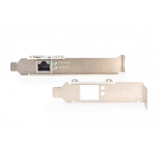 DIGITUS KARTA SIECIOWA PCIE PRZEWODOWA DN-10130-1, PCI EXPRESS DO GIGABIT 10/100/1000 MBPS, LOW PROFILE