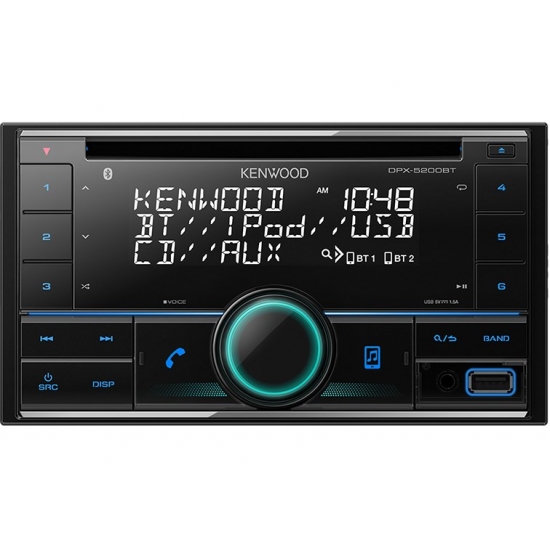 Radioodtwarzacz samochodowy Kenwood DPX-5200BT 2DIN z BT