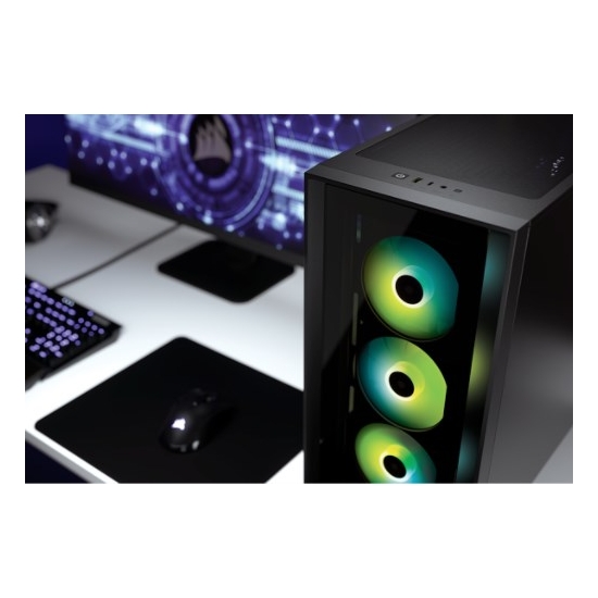 CORSAIR iCUE 4000X RGBTG Mid Tower BLACK