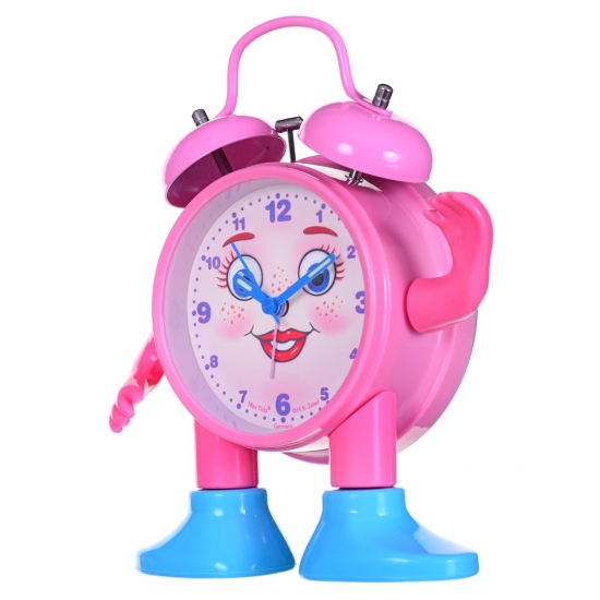 Budzik dziecięcy TECHNOLINE WT04473 Miss Happy Pink