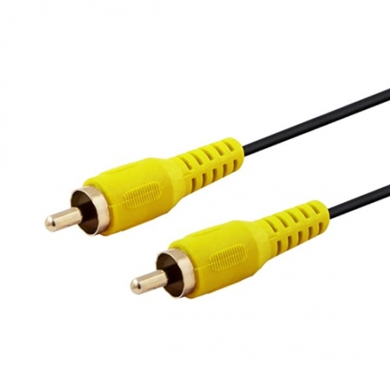 Kabel męski SAVIO CLS-11 (RCA M - RCA M; 2m; kolor czarny)