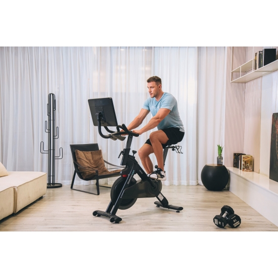 Rower spinningowy, stacjonarny, magnetyczny OVICX Q201X z ekranem dotykowym 21.5" TFT, WIFI, bluetooth&app