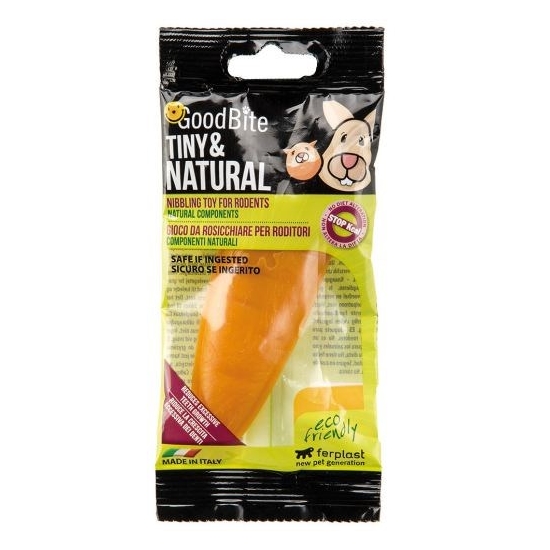 GOODB TIN & NAT BAG CARROT- gryzak dla gryzoni