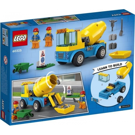 LEGO City 60325 Ciężarówka z betoniarką