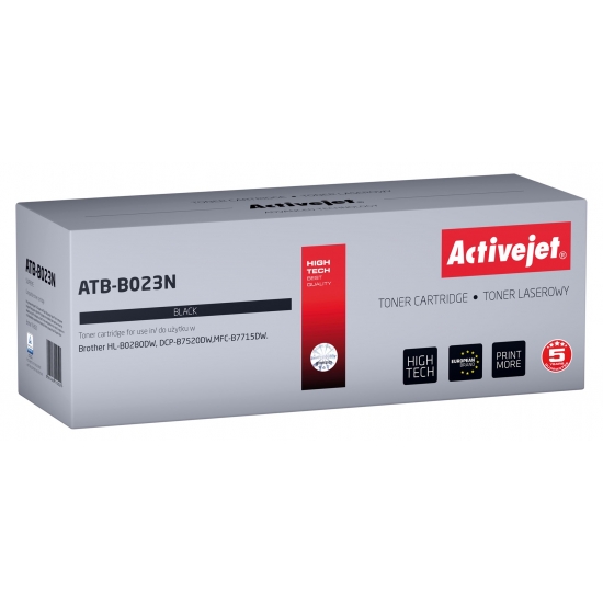 Toner Activejet ATB-B023N (zamiennik Brother TN-B023; Supreme; 2000 stron; czarny)