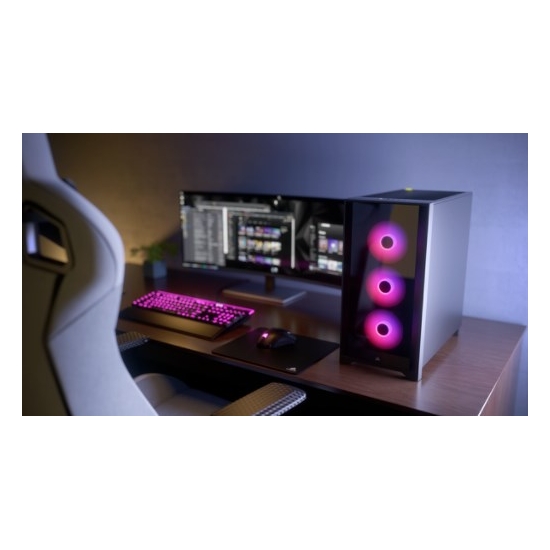 CORSAIR iCUE 4000X RGBTG Mid Tower BLACK