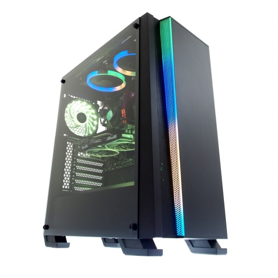 Obudowa IBOX WIZARD 4 GAMING OW4 (ATX; kolor czarny)