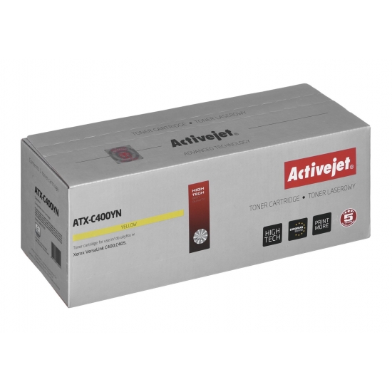 Toner Activejet ATX-C400YN (zamiennik Xerox 106R03509; Supreme; 2500 stron; żółty)