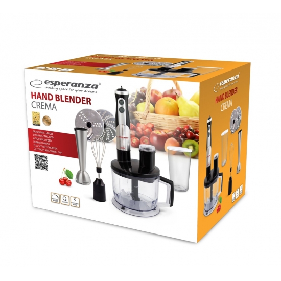 Blender ręczny Esperanza Crema EKM004 (800W; kolor czarny)