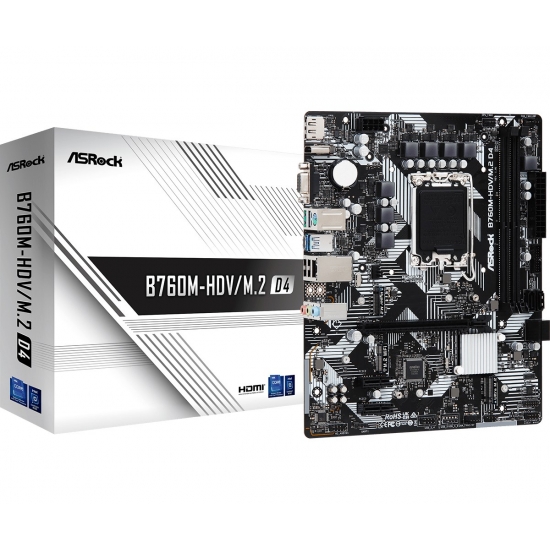 Płyta główna Asrock B760M-HDV/M.2 D4