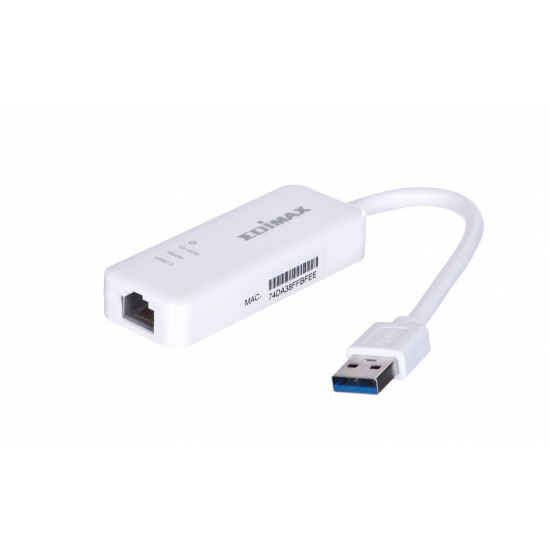 Karta sieciowa EDIMAX EU-4306 (RJ-45, USB 3.0; 1x 10/100/1000Mbps)