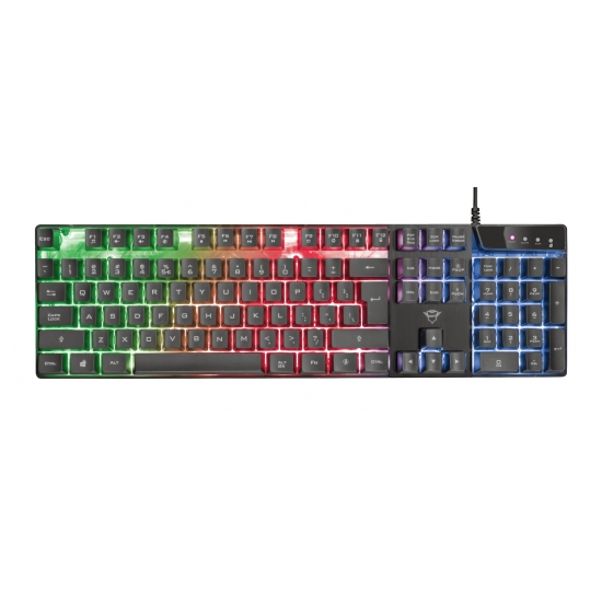 Klawiatura TRUST GXT835 AZOR GAMING KEYBOARD US