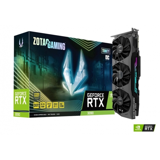 Karta graficzna ZOTAC GeForce RTX 3090 Trinity OC 24GB GDDR6X (WYPRZEDAŻ)