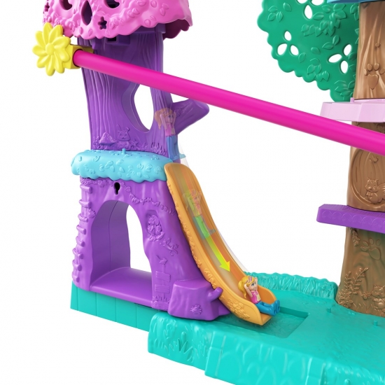 Polly Pocket Przygody zwierzątek Domek na drzewie HHJ06 MATTEL