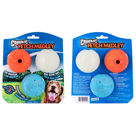 Chuckit! Fetch Medley Medium 3pak