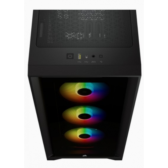 CORSAIR iCUE 4000X RGBTG Mid Tower BLACK