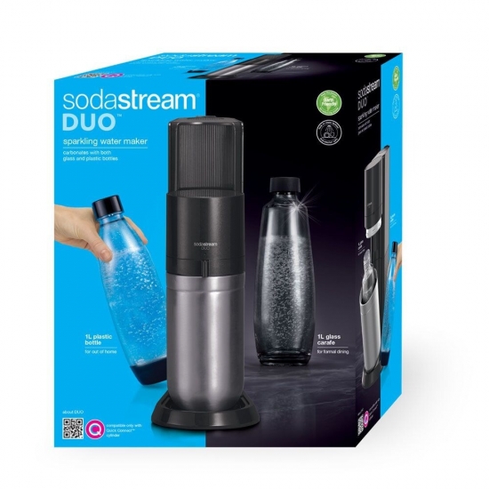 Ekspres SodaStream Duo czarny, 2 butelki