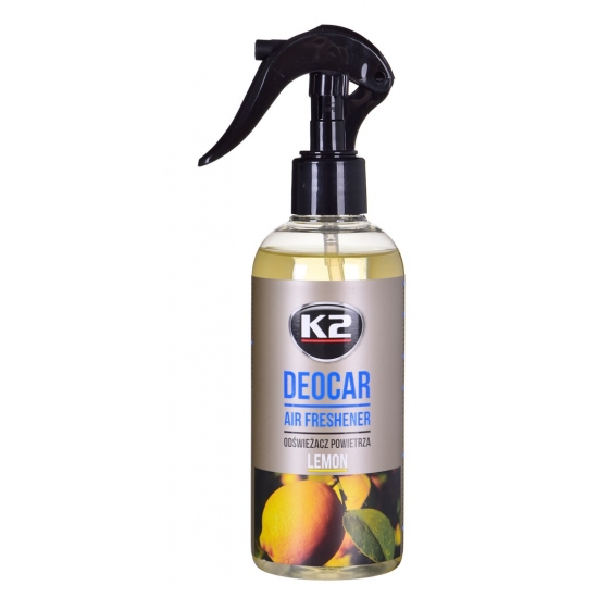 K2 DEOCAR LEMON 250ML - odświeżacz powietrza