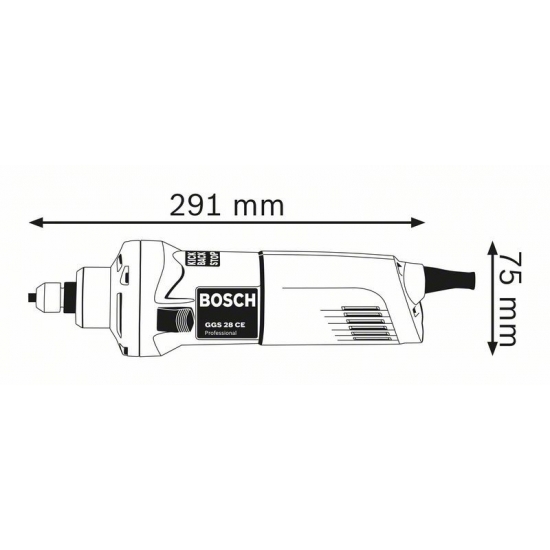 Szlifierka prosta GGS 28 CE 650W BOSCH